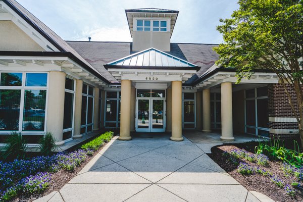 Main entrance to Claret Hall