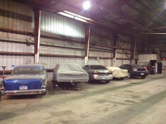 Indoor storage for your classic car, boat, camper, or heavy equipment.