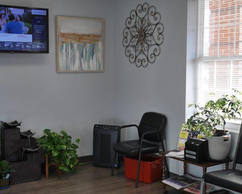 Park Road clinic waiting area