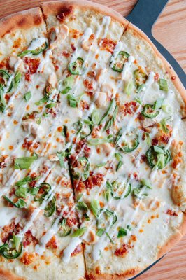 Chicken Bacon Ranch Pizza