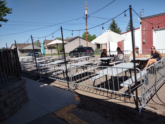 Outdoor street patio