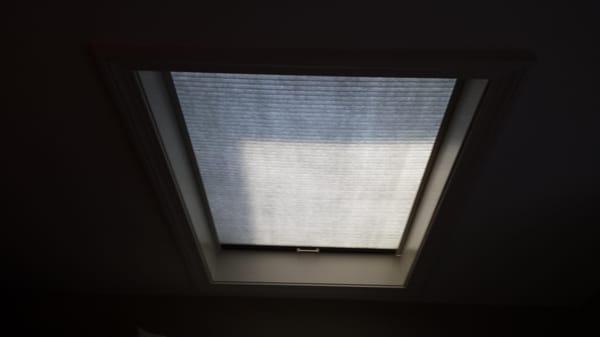 The perfect solution for a skylight that lets in too much heat in the summer and cold in the winter...