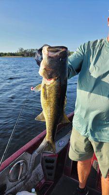 Nice size bass caught with Jay's Bustin Bass tour