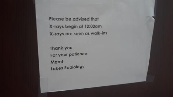 Be aware of this.  If you have an appointment do NOT expect to be seen then. Appointments mean nothing here.  Expect to wait 2-3 hrs.