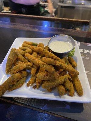 Fried green beans to perfection