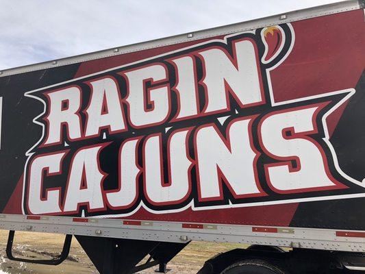 11/24/18. Saturday afternoon. Malone Stadium. UL-Monroe campus. Ragin' Cajuns vs. the ULM Warhawks.