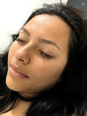 Brow thread and fill by Yesenia