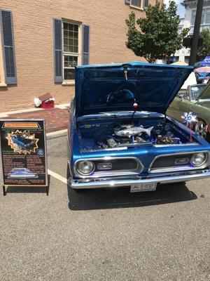 Some cars that participated in the car show