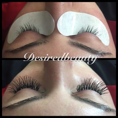 Lashes done by Alyssia the makeup and nail tech at the shop