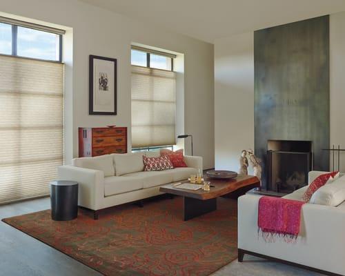 The most energy efficient window shade on the market. Duette Architella from Hunter Douglas.