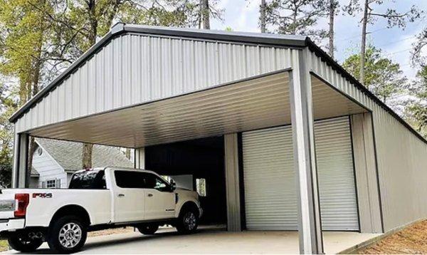 Very nice garage for a happy customer!