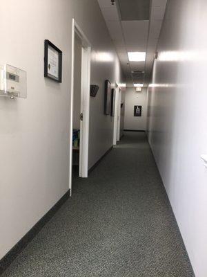 Hallway to the dr.office