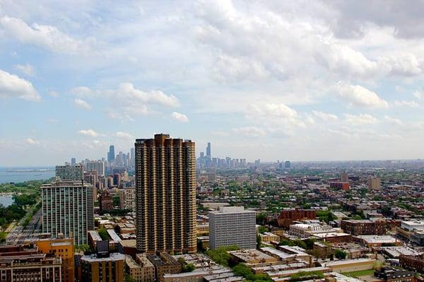 Park Place Tower looking south