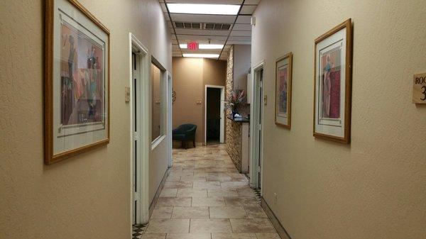 Hallway to Patient Rooms