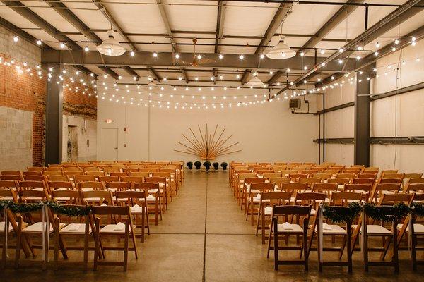 Optional auxiliary space for ceremony