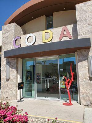 Entrance to the beautiful CODA Gallery.