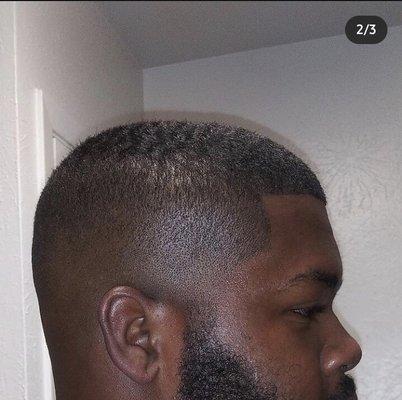 Bald Fade no beard work