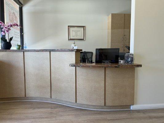 Front desk