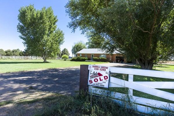 With over 1 acre of land, this home made an ideal location for a gentleman moving into the area from Ft. Collins.