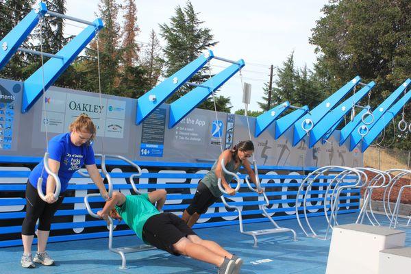 Oakley Rec Center Fitness Court