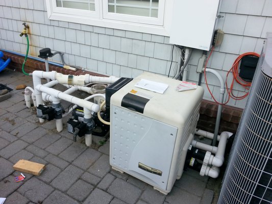 Pentair Mastertemp 400HD pool heater install