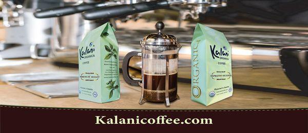 Kalani Organica hand roast 100% organic coffee  in Seattle,