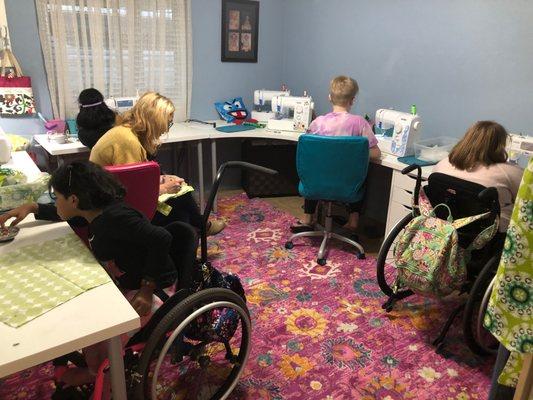 Ondays nights sewing class