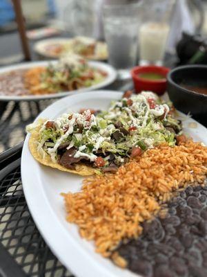 Tostadas Lunch Special