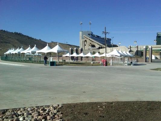 Tenting at Hughes Stadium