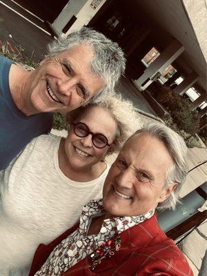 Monte, Diane and Andy in Old Town, Alexandria, Virginia.