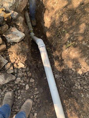 Sewer line repair