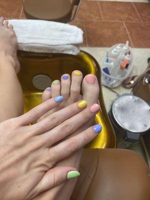 Gel mani/ pedi