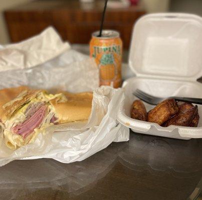 Cubano and Fried Sweet Plantains/Maduros