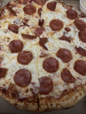 Pepperoni pizza