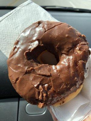 Chocolate frosted donut deliciousness! These are melt-in-your mouth wonderful!