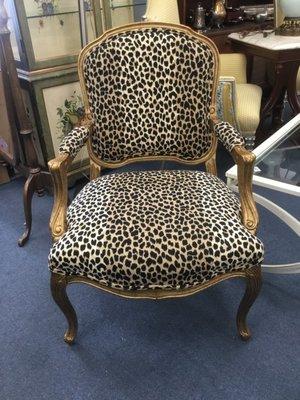 Leopard Side Chair