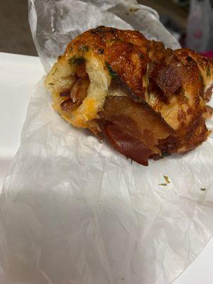 Cheddar Bacon Smoked Sausage Roll