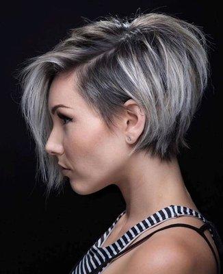 We are loving this cut and highlights