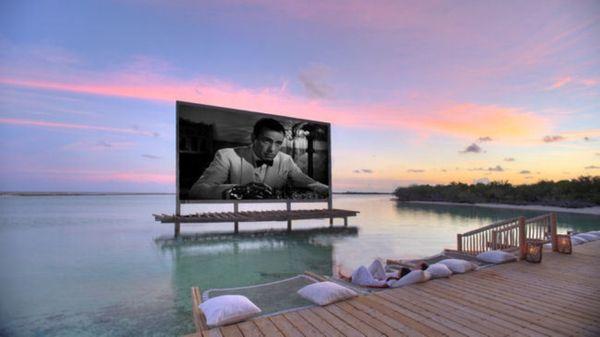 Can you see yourself watching a romantic movie here?