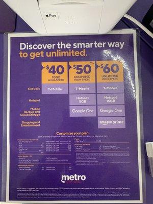 Switch to Metro's New Unlimited Plans and get Amazon Prime and Google One Included!!