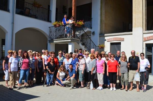 One of our group trips in Italy...