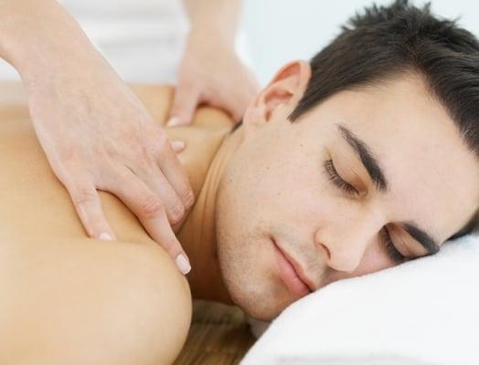 We offer men's massage and facial treatment services.