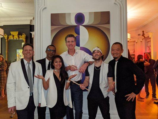 Fast Times with California Governor Gavin Newsom at the Governor's Mansion