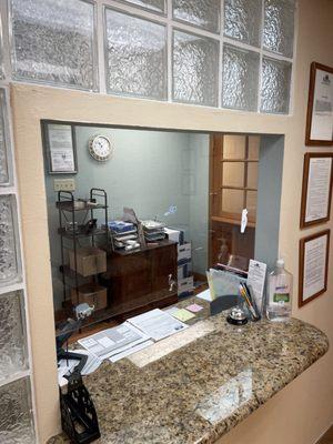 Front desk