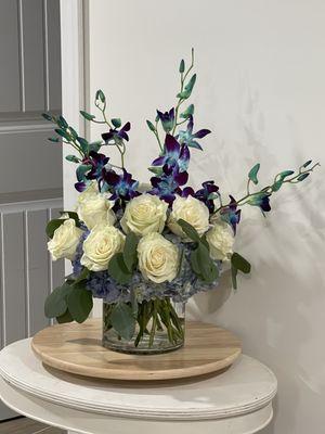 Blue Sympathy Arrangement