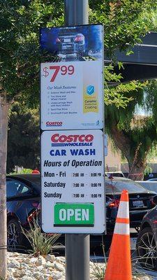 Car Wash Features & Business Hours  07-14-2023