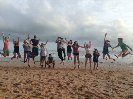 Bold Earth students exploring the beaches of Thailand