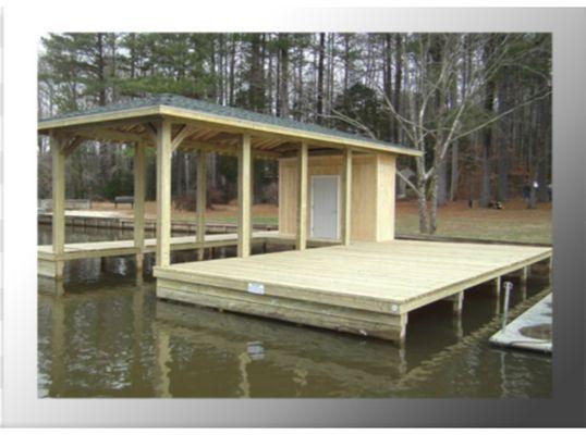 Dock on lake jackson