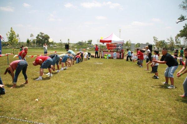 Company Picnic Games by TopNotchEvent.com at Rancho Jurupa Park in Riverside.