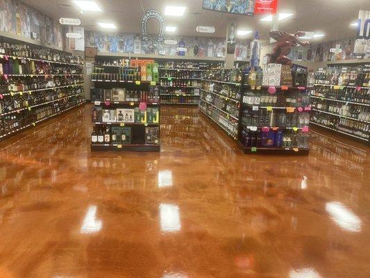 Wine and Liquor World on Pleasantburg Drive showing off their new addition!